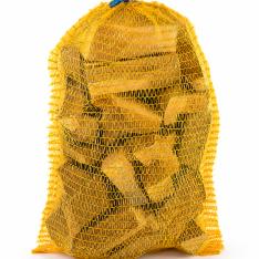 NOUVEAU. Bois d'allumage CH�NE, filet de 5 kg. Par 3 et +. Prise facile, longue inertie, bois sec. 