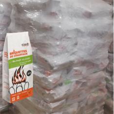 Palette de 80 sacs de briquettes de chauffage Palette de 80 sacs de briquettes de chauffage