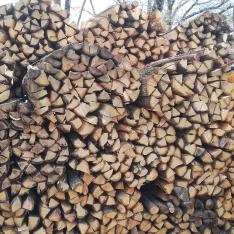 Fagot de ch�ne FENDU bois Pr�muim 1 st�re longueur 1m stockage ext�rieur 