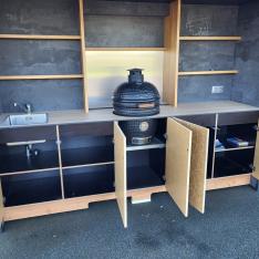 ALZ�A !  La cuisine-bar d'ext�rieur nouvelle g�n�ration - avec kamado - LIVR�E & INSTALL�E