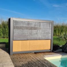 ALZ�A !  La cuisine-bar d'ext�rieur nouvelle g�n�ration - avec kamado - LIVR�E & INSTALL�E